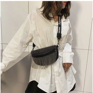 Crossbody Studs and Tassels Purse